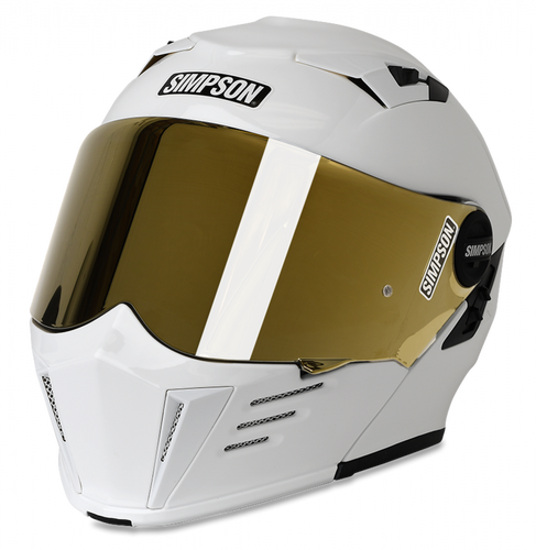 Simpson Motorcycle M59S1 - Mod Bandit Helmet - White