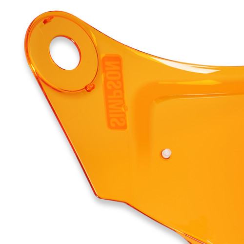 Simpson Motorcycle MBASE - MOD BANDIT HELMET OPTIONAL SHIELD - AMBER