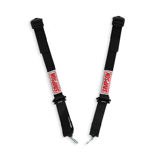Simpson Safety 12LD5WB - Simpson Latch & Link SFI Harness 2" Double Pull down SFI 16.1