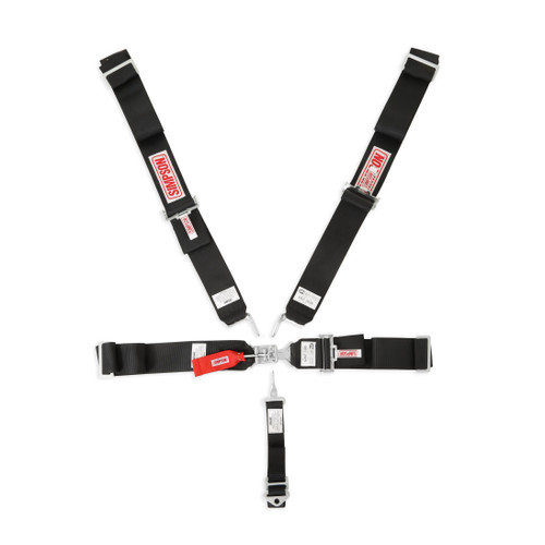Simpson Safety 29075BK - Simpson Racing STD. Latch & Link 5pt. Harness Simpson Safety 29075BK - Simpson Racing STD. Latch & Link 5pt. Harness
