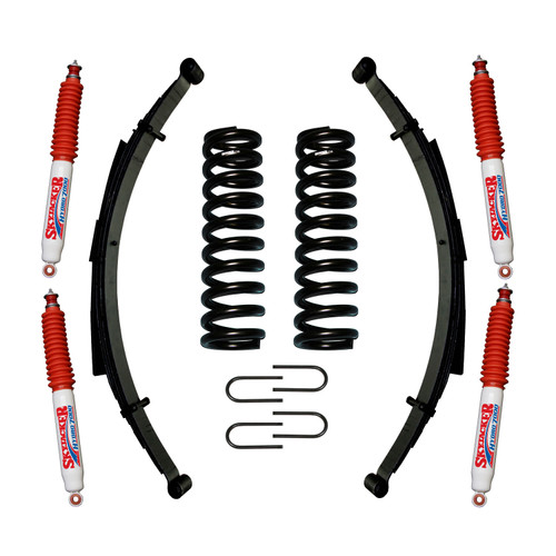 Skyjacker 174PKS-H - F-100/F-150 Suspension Lift Kit 73-75 F-100 77-79 F-150 w/Shock 4 Inch Lift Incl. Front/Rear Springs Rear U Bolt Kit