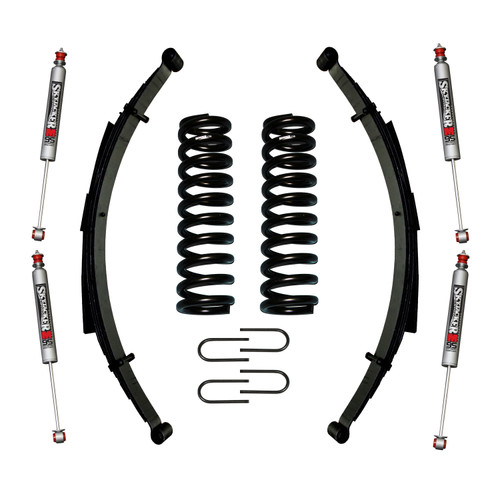 Skyjacker 174PKS-M - F-100/F-150 Suspension Lift Kit 73-75 F-100 77-79 F-150 w/Shock M95 Performance Shocks 4 Inch Lift Incl. Front/Rear Springs Rear U Bolt Kit