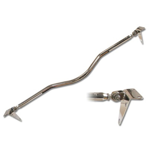 Scott Drake C5ZZ-16A052-BJS - 1965-66 Race Monte Carlo Bar, Curved - Stainless Steel