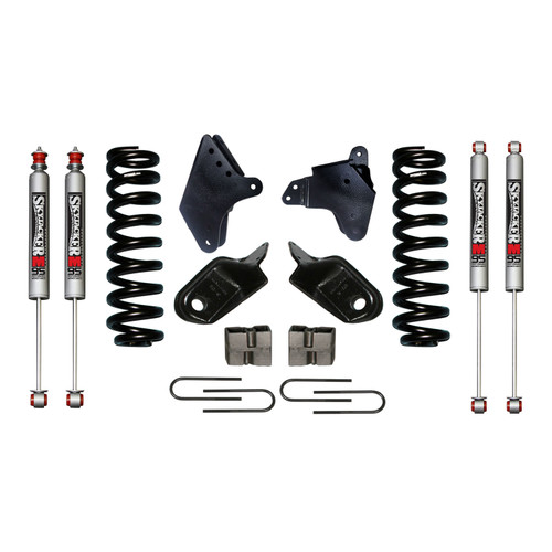 Skyjacker 186BK-M - F-150 Suspension Lift Kit 80-96 Ford F-150 w/Shock M95 Performance Shocks 6 Inch Lift Incl. Front Coil Springs Brackets Rear U Bolt Kit Rear Blocks