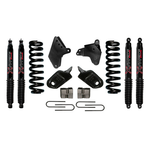 Skyjacker 186BK-B - F-150 Suspension Lift Kit 80-96 Ford F-150  w/Shock Black MAX Shocks 6 Inch Lift Incl. Front Coil Springs Brackets Rear U Bolt Kit Rear Blocks
