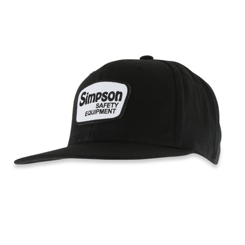Simpson Safety 45015B - Hardware Hat Black Snap-Back