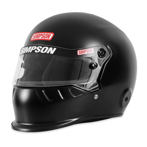 Simpson Safety 7950008 - Simpson Racing SD1 Helmet - XS - Matte Black