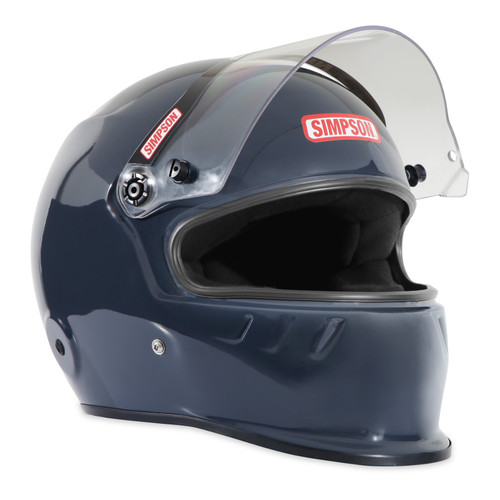 Simpson Safety 7950057 - Simpson Racing SD1 Helmet - XXL - Gray