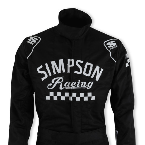 Simpson Safety CK02121 - Checkers Suit Black - SM