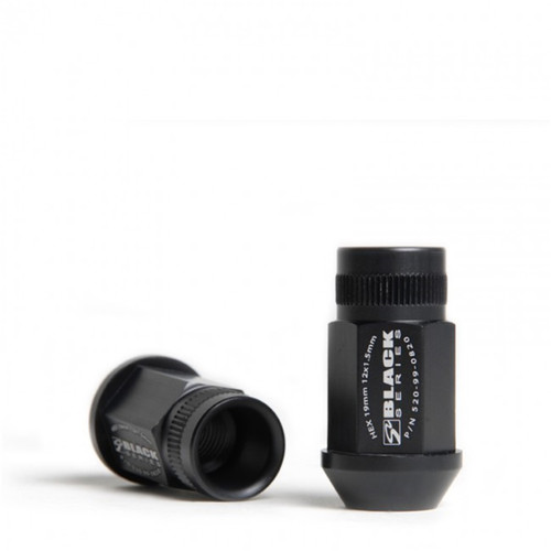 Skunk2 520-99-0853 - 12 x 1.5 Forged Lug Nut Set (Black Series) (16 Pcs.)