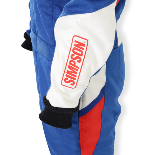 Simpson Safety AS04121 - AIRSPEED SUIT Blue/Red/White SM