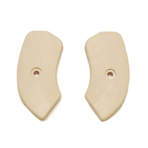 Scott Drake C5ZZ-6561692-3N - 64-67 Seat Hinge Covers (Neutral)