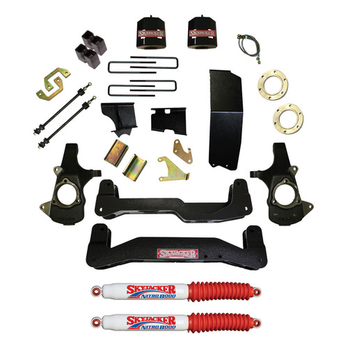 Skyjacker C14660APK-N - Suspension Lift Kit 14-17 Silverado/Sierra 1500 w/Shock Nitro Shocks 6-7 Inch Lift Incl. Front Spacers Blocks
