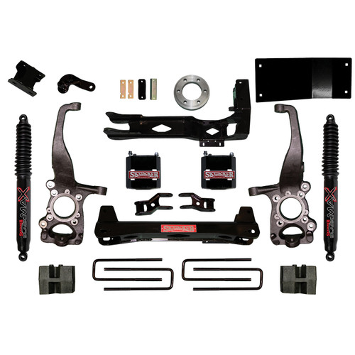 Skyjacker F1560BKB - Suspension Lift Kit w/Shock 6 Inch Lift w/Black MAX Shocks 15-19 Ford F-150