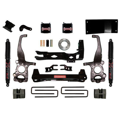 Skyjacker F1545BKB - Suspension Lift Kit w/Shock 4.5 Inch Lift w/Black MAX Shocks 15-19 Ford F-150