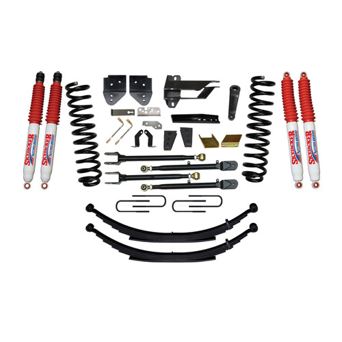 Skyjacker F17802KS-N - Suspension Lift Kit w/Shock 8.5 Inch Lift Incl. Front Coil Springs Rear Leaf Springs Adjustable 4-Links Nitro 8000 Shocks 17-19 Ford F-250/ F-350 Super Duty Gas