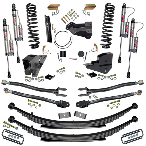 Skyjacker F234524KS-X - 4 In. Suspension Lift Kit 4-Link w/ ADX 2.0 Monotube Shocks