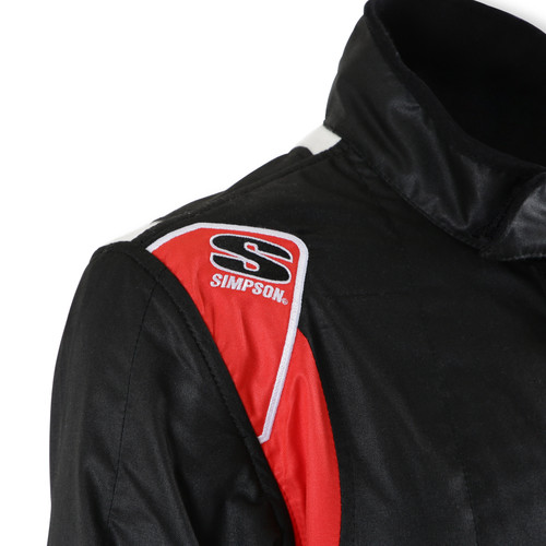 Simpson Safety SC02201 - Supercoil Racing Suit Black - MD