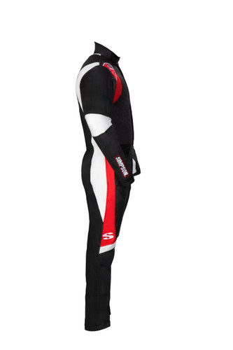 Simpson Safety SC02101 - Supercoil Racing Suit Black - SM