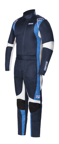 Simpson Safety SC04201 - Supercoil Racing Suit Blue - MD