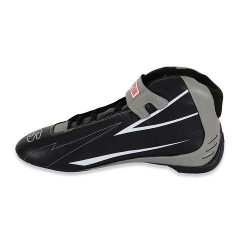Simpson Safety SC100G - Simpson Racing Supercoil Shoe Black/Grey - 10