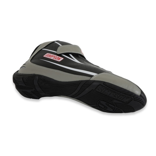 Simpson Safety SC100G - Simpson Racing Supercoil Shoe Black/Grey - 10