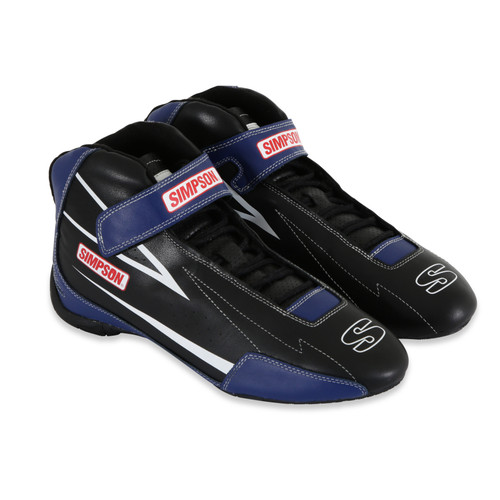 Simpson Safety SC110B - Simpson Racing Supercoil Shoe Black/Blue - 11