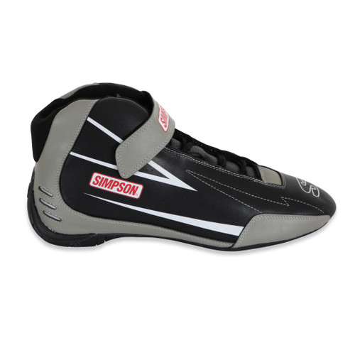 Simpson Safety SC130G - Simpson Racing Supercoil Shoe Black/Grey - 13