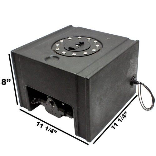Snow Performance SNO-4530 - 2.0 Gallon Tank w/Built In Pump Mount