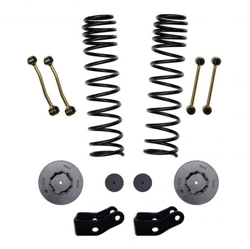 Skyjacker G250RPELT - 2.5 Inch Front Dual Rate Long Travel Coil Spring Lift Kit with Rear Metal Coil Spring Spacers and Shock Extensions 2020-2022 Jeep Gladiator JT Rubicon