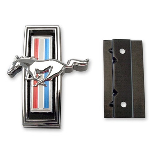 Scott Drake C9ZZ-8213-AR - Running Horse Grill Emblem, with Mounting Kit