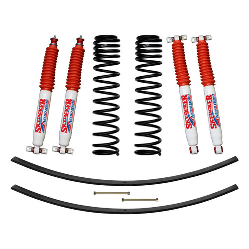 Skyjacker JC301BPNLT - 3 Inch Suspension Lift Kit 84-01 Cherokee XJ W/Front Dual Rate Long Travel Coil Springs Rear Add A Leafs Front/Rear Nitro 8000 Shocks