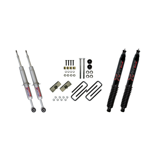 Skyjacker TC530STBB - Suspension Lift Kit w/Shock 3 Inch Lift 05-15 Toyota Tacoma Incl. Front Struts Front Diff. Drop Kit Rear Lift Blocks U-Bolts Rear Black Max Shocks