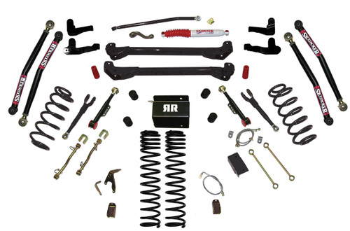 Skyjacker TJ60RR2LTK - 97-06 Jeep TJ 6in Dual Rate Long Travel Coils Long Arm RR2 Lift Kit