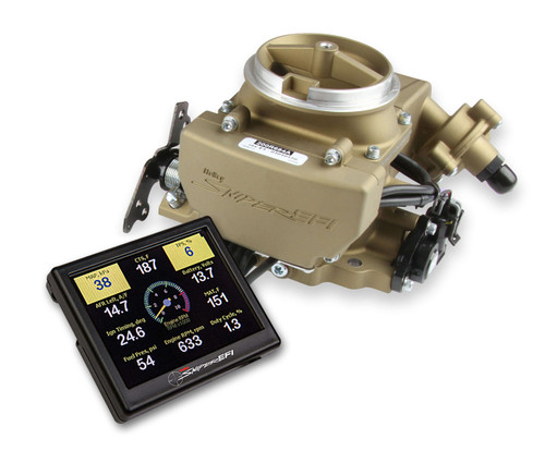 Sniper 550-857 - Holley  EFI 2GC Large Bore - Classic Gold