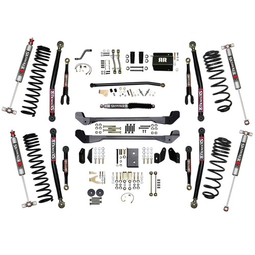 Skyjacker TJ60RR2LTK-M - 97-06 Jeep TJ 6in Dual Rate Long Travel Coils Long Arm RR2 Lift Kit w/ M95 Monotube Shocks
