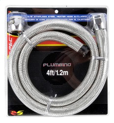 Spectre 39698 - Stainless Steel Flex Heater Hose Kit 5/8in. Diameter - 4ft. Chrome
