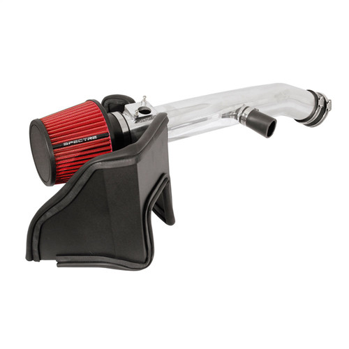 Spectre 10190 - 06-12 Lexus IS250/IS350 V6-2.5/3.5L F/I Air Intake Kit - Polished w/Red Filter