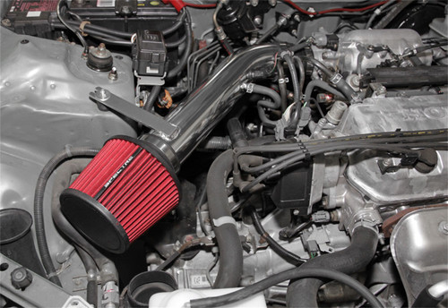 Spectre 10146 - 92-00 Honda Civic L4-1.6L F/I Air Intake Kit - Polished w/Red Filter Spectre 10146 - 92-00 Honda Civic L4-1.6L F/I Air Intake Kit - Polished w/Red Filter