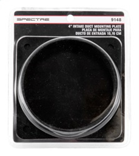 Spectre 9148 - Intake Tube/Duct Mounting Plate (ABS) 4in. OD