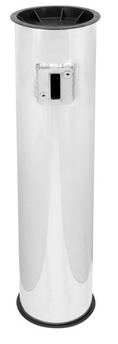 Spectre 9718 - Universal Tube 4in. OD x 18in. Length w/MAFS Mount - Aluminum