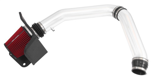 Spectre 9020 - 11-15 Jeep Grand Cherokee V6-3.6L F/I Air Intake Kit - Polished w/Red Filter
