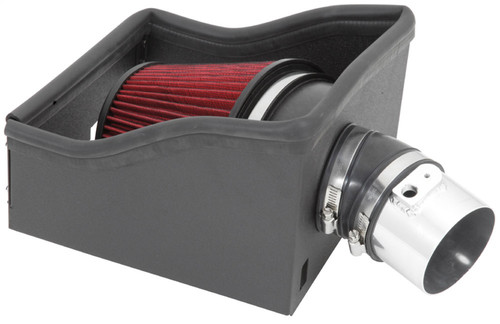 Spectre 9978 - 12-14 Ford F150 V6-3.5L F/I Air Intake Kit - Polished w/Red Filter