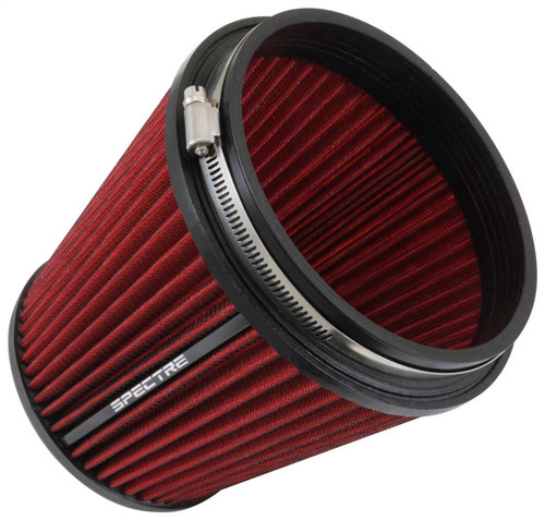 Spectre HPR9892 - HPR Conical Air Filter 6in. Flange ID / 7.313in. Base OD / 7in. Tall - Red