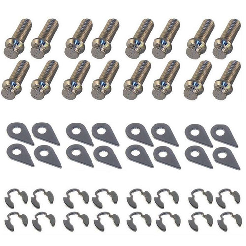 Stage 8 Fasteners 8932 - Header Bolt Kit - 12pt. 3/8-16 x 1in (16)