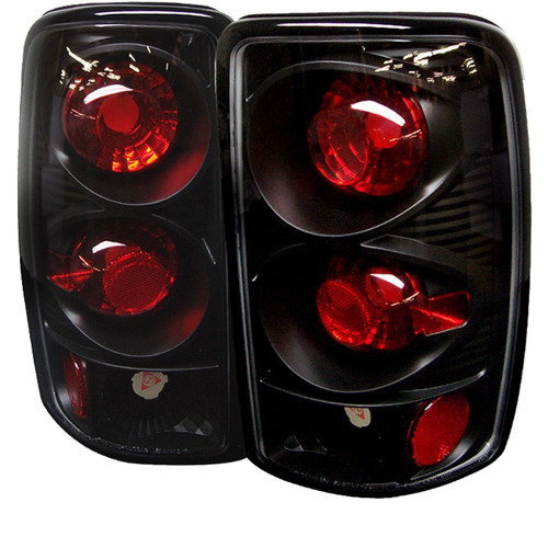 Spyder 5001498 - Chevy Suburban/Tahoe 1500/2500 00-06 Euro Style Tail Lights Black ALT-YD-CD00-BK