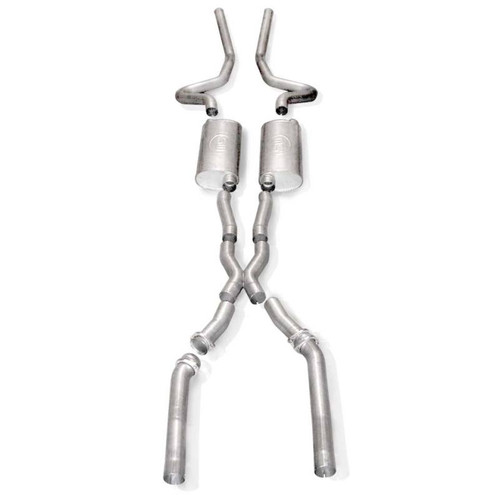 Stainless Works 687239 - Chevy Chevelle Small/Big Block 1968-72 Exhaust 3in System with X-pipe