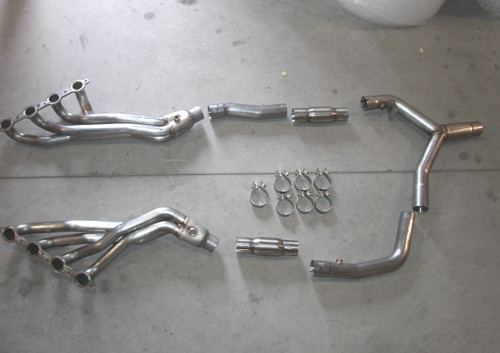 Stainless Works CA0102CAT - Chevy Camaro/Firebird 2001-2002 Headers Catted Y-Pipe