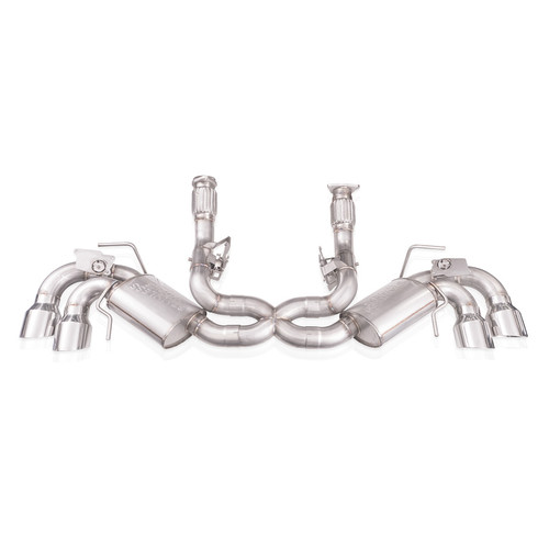Stainless Works C8CBL - 20-21 Chevrolet Corvette C8 6.2L Legend Cat-Back Exhaust w/ Polished Tips