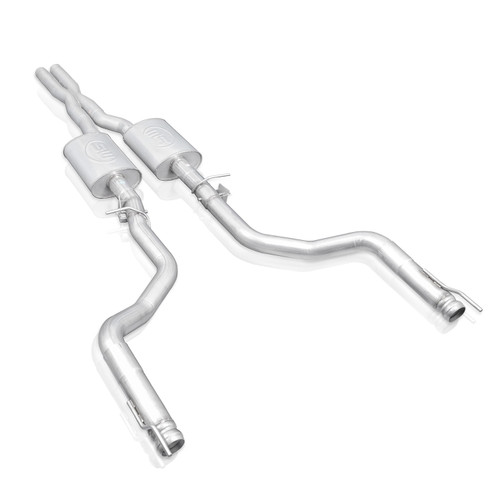 Stainless Works CHAL16CBR - 15-19 Dodge Challenger 6.2L/6.4L Hemi 3in Redline Catback X-Pipe (Use Factory Tips)
